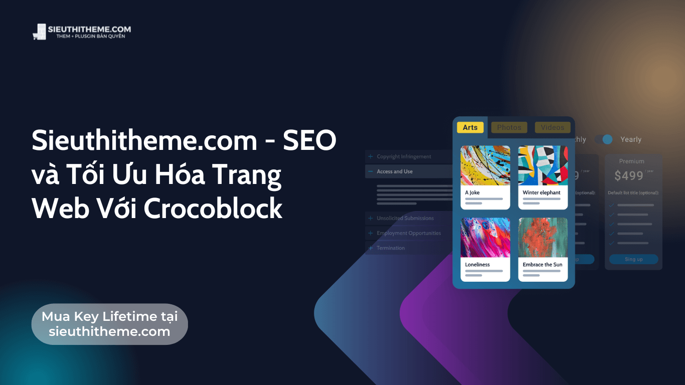 SEO va Toi Uu Hoa Trang Web Voi Crocoblock