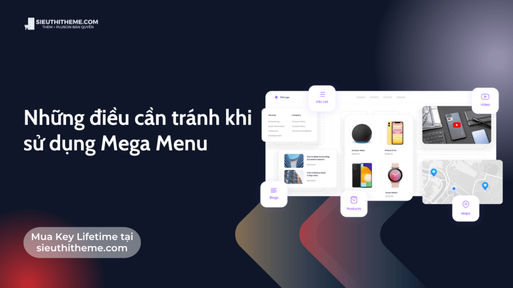Mega Menu: Làm thế nào để tối ưu hóa trải nghiệm người dùng trên website của bạn 2023 Những điều cần tránh khi sử dụng Mega Menu