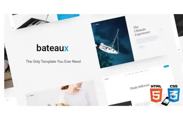 Bateaux – Creative Multi-Purpose HTML Theme Latest Version