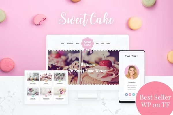 noucake bakery wordpress theme