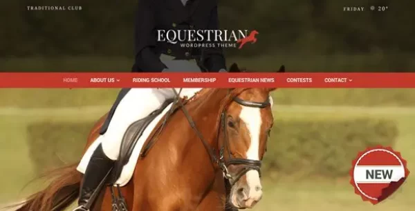 Equestrian – Horses & Stables WordPress Theme Equestrian – Horses & Stables WordPress Theme