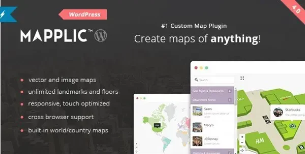 Mapplic – Custom Interactive Map WordPress Plugin
