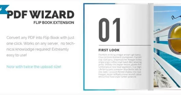PDF To FlipBook Extension