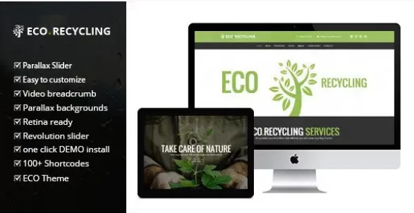 Eco Recycling – A Multipurpose Nature & Ecology WordPress Theme