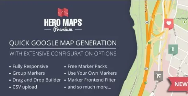 Hero Maps Premium – Responsive Google Maps Plugin