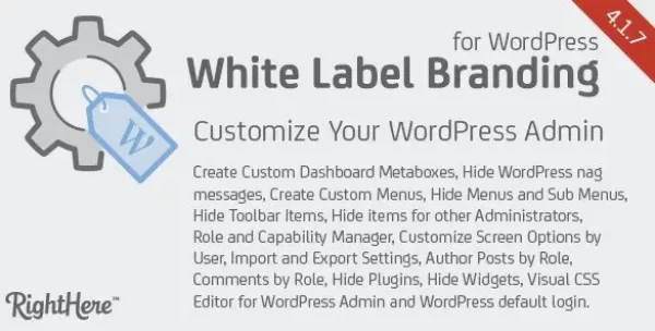 White Label Branding for WordPress White Label Branding for WordPress