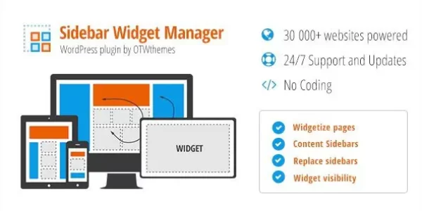 Sidebar & Widget Manager for WordPress