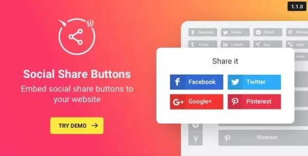 Social Share Buttons for WordPress