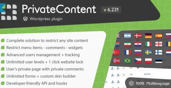 PrivateContent – Multilevel Content Plugin
