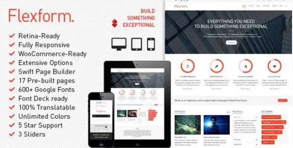 Flexform – Retina Responsive Multi-Purpose Theme