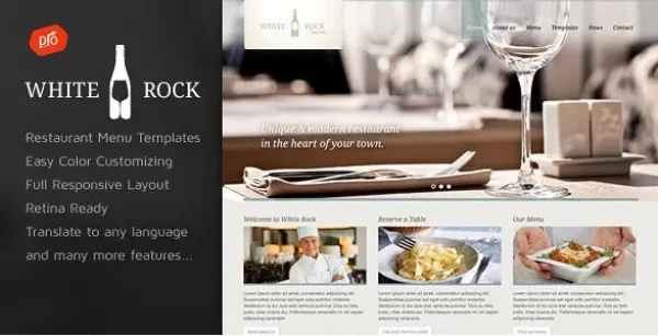 White Rock – Restaurant & Winery Theme