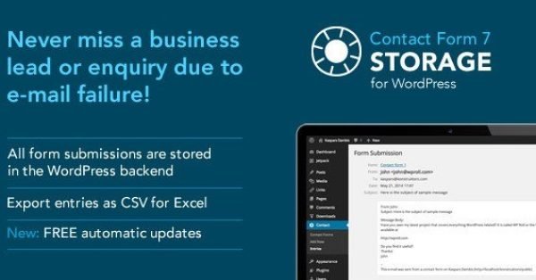 Storage for Contact Form 7