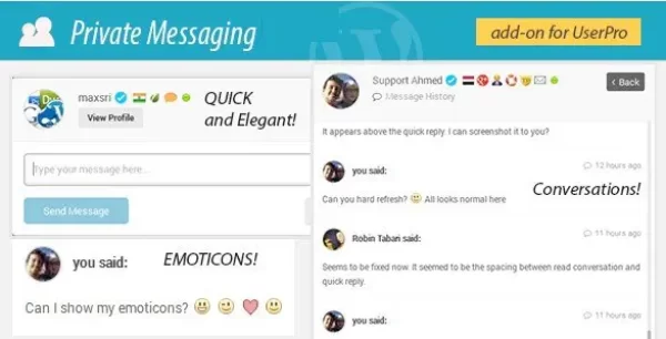 Private Messages for UserPro