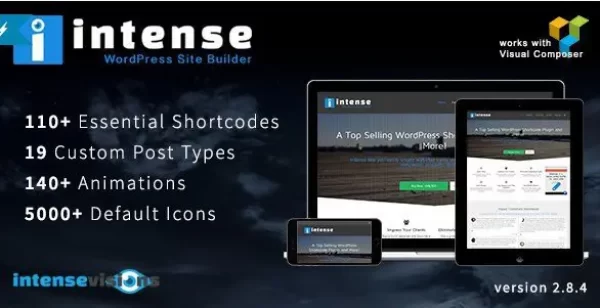 Intense – Shortcodes and Site Builder for WordPress