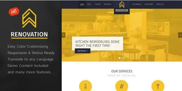 Renovation – Construction Company Theme