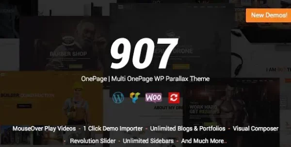907 – Responsive Multi-Purpose WordPress Theme
