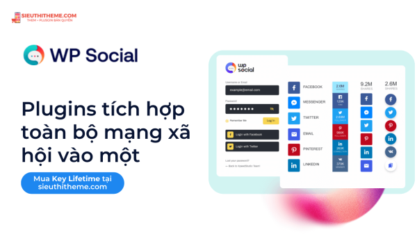 WP Social PRO [Key Lifetime] - mua 1 lần cập nhật vĩnh viễn