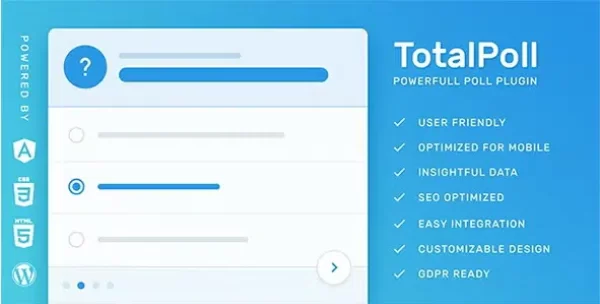 TotalPoll Pro – Responsive WordPress Poll Plugin TotalPoll Pro – Responsive WordPress Poll Plugin