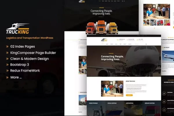 Trucking – Logistics and Transportation WordPress Theme