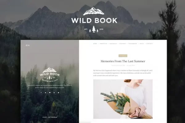 Wild Book – Vintage & Elegant WordPress Blog Theme Wild Book – Vintage & Elegant WordPress Blog Theme