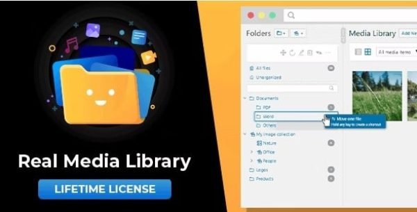 wordpress real media library media categories folders