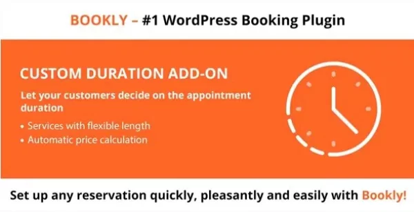 Bookly Custom Duration Add-on Bookly Custom Duration Add-on