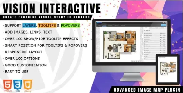 Vision Interactive – Image Map Builder for WordPress