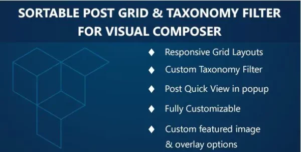 Visual Composer – Sortable Grid & TaxonomyFilter