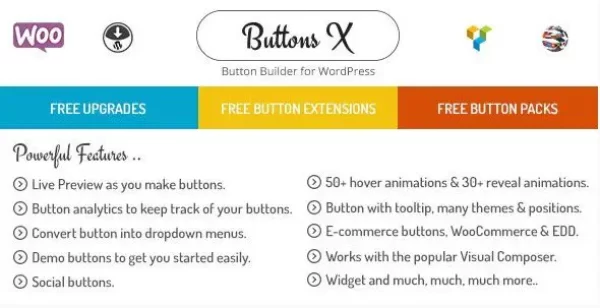 Buttons X – Powerful Button Builder for WordPress