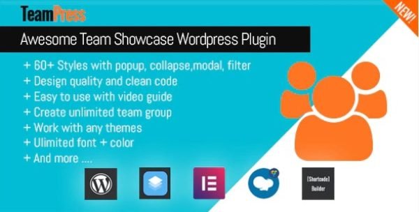 teampress team showcase plugin