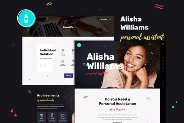 A.Williams – A Personal Assistant & Administrative Services WordPress Theme