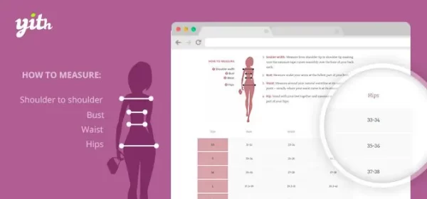 YITH Product Size Charts for WooCommerce Premium YITH Product Size Charts for WooCommerce Premium