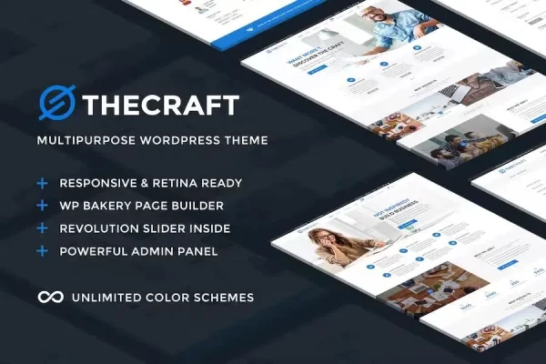 TheCraft – Responsive Multipurpose WordPress Theme TheCraft – Responsive Multipurpose WordPress Theme
