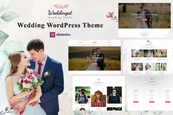 Woddingat – Wedding WordPress Theme